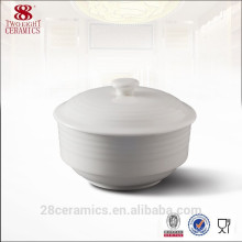 Wholesale usado dinnerware restaurante, porcelana chinesa sopa tureen